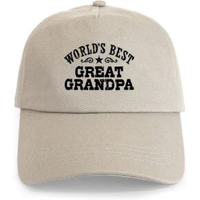 CafePress World's Best Great Grandpa Cap Unique Adjustable Baseball Hat in Saudi Arabia