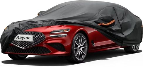 غطاء سيارة Kayme Hatchback مناسب لـ Toyota Corolla IM (2017-2018) السيارات جميعها مقاومة للماء ، حماية من أمطار الشمس في الهواء الطلق ، مع باب القفل والسكان. in Kuwait