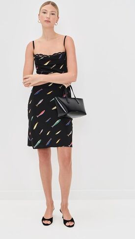 STAUD Women's Evangeline Silk Dress in Saudi Arabia