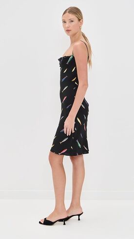 STAUD Women's Evangeline Silk Dress in Saudi Arabia