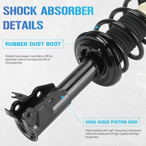 172287 172286 Front Struts w/Coil Springs Shock Absorbers for 06-11 Honda Civic ONLY Sedan 1.8L / Acura CSX ONLY Sedan 2.0L 2006 2007 2008 2009 2010 2011 in Saudi Arabia