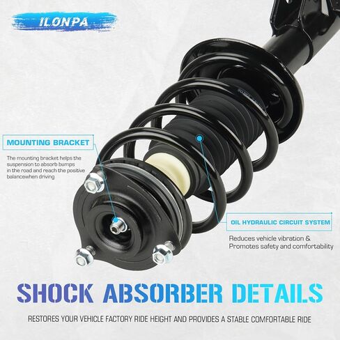 172287 172286 Front Struts w/Coil Springs Shock Absorbers for 06-11 Honda Civic ONLY Sedan 1.8L / Acura CSX ONLY Sedan 2.0L 2006 2007 2008 2009 2010 2011 in Saudi Arabia