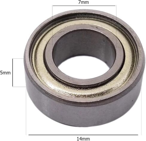 10-30pcs Flange Ball Bearing 623ZZ 685ZZ 625ZZ 688ZZ 626ZZ 608ZZ 6900ZZ 687ZZ Deep Groove Flanged Pulley Wheel(687ZZ,30pcs) in Saudi Arabia