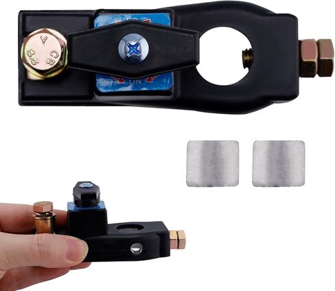 Smart Car Battery Disconnect Switch, Universal Heavy Duty Battery Shut Off Power Cut Off Switch with 2 Spacers 12V/24V/48V Quick Disconnect Power Kill Isolator for Cars RV Trucks Boats in Saudi Arabia