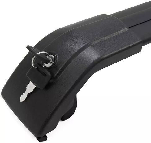 2pcs سقف الألومنيوم سكة الحديد العارضة القضبان الصليب يناسب مازدا CX90 CX-90 2023 2024 2025 ROOFTOP LUGGAGE BARS CARLIRATE (Black) in Saudi Arabia