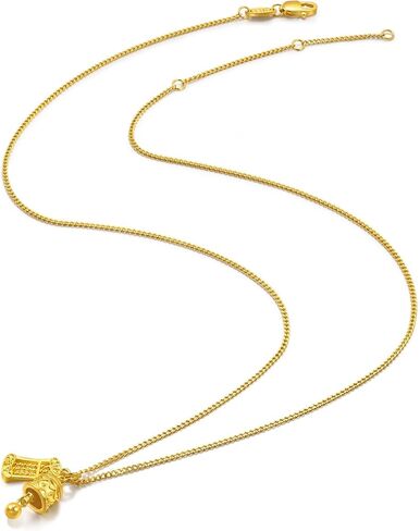 Sang Sang Sang 999.9 24K Gold Gold Groming Pareing Peace Bell & Abacus charms Necklace for Women 47cm 95895n price-by-eight 5.98g Gold in Saudi Arabia