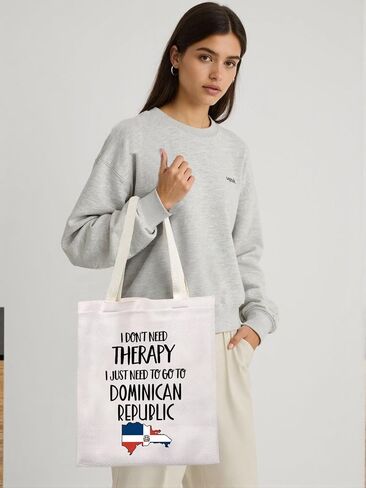KUIYAI Dominican Republic Trip Tote Bag Dominican Republic Lover Gift Dominican Republic Vacation Gift Dominican Getaway Gift in Kuwait