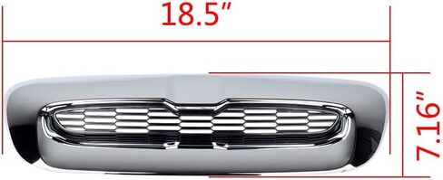 chrome Air Houph Vent Vent Scoop for 2007-2013 Mini Cooper S R55 R56 R57 R58 R59 Air Flow CHIATE Turbo Bonnet Hood Scoop ، 51132756095 ، 51132757694 ، 51232752755 in Saudi Arabia