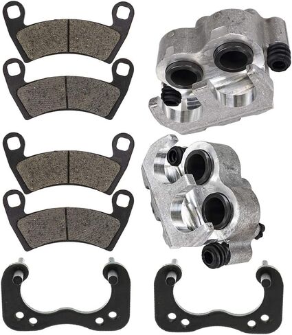 Niche الخلفية الخلفية اليسار يمين فرامل وسادة مجموعة مجموعة 2010-2019 Polaris RZR Ranger 570 800 900 XP Crew 1912374 1912375 in Saudi Arabia