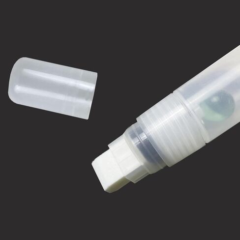 Refillable Paint Markers 2 Pcs/Pack 2mm Fine Tips - Clear Watercolor Brush Pens for Acrylic Permanent Paint Empty Markers for Watercolor Painting, Doodling, and DIY Art in Kuwait