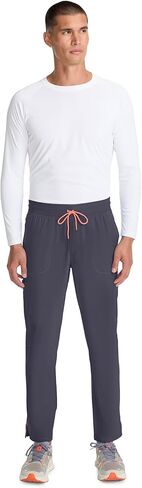 فرك إنفينيتي للرجال بانت ، الساق المستقيمة في منتصف الارتفاع مع 6 جيوب ، وحزام مرنة متماسكة - في عام 200a in Kuwait