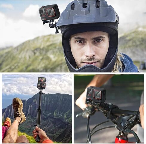 JJC 2 واقي شاشة للعدسات متوافق مع كاميرا Insta360 Ace Pro، 6 قطع من الزجاج المقسى Insta 360 Ace Pro واقي شاشة، 0.3 مم صلابة 9H 2.5D مضادة للخدش ومضادة للفقاعات in Saudi Arabia