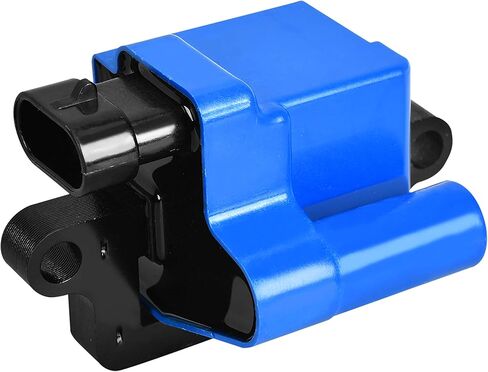 ENA مجموعة من 8 Blue Square Ignition Coil Pack متوافق مع Cadillac GMC Chevrolet Hummer Savana 1500 2500 3500 Silverado Escalade Express SSR Tahoe Yukon H2 V8 استبدال UF271 D581 125586933 in Saudi Arabia
