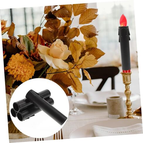 Mikikit 20pcs Candle Sleeves for Chandeliers Waterproof Lamp Replacement Parts Drip Protector Covers Sturdy Plastic for Home Decor in Saudi Arabia