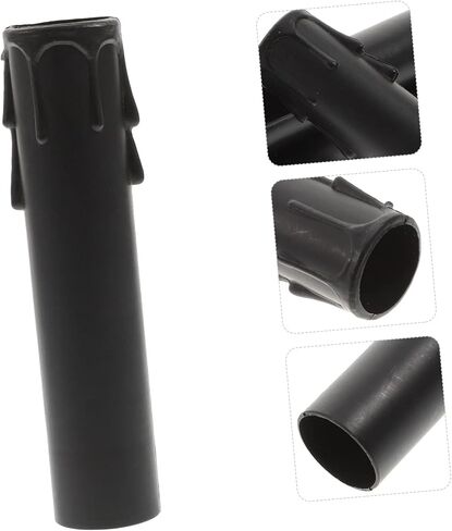 Mikikit 20pcs Candle Sleeves for Chandeliers Waterproof Lamp Replacement Parts Drip Protector Covers Sturdy Plastic for Home Decor in Saudi Arabia