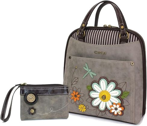 CHALA Group Handbags Multi-Color Convertible Mini Backpack Purse (870) in Saudi Arabia