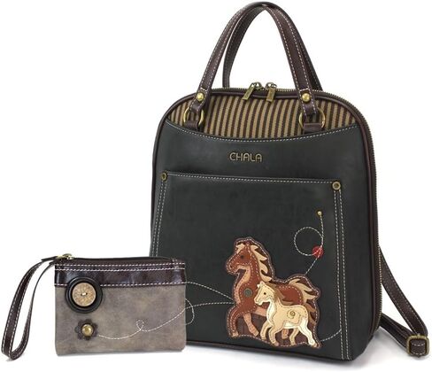 CHALA Group Handbags Multi-Color Convertible Mini Backpack Purse (870) in Saudi Arabia