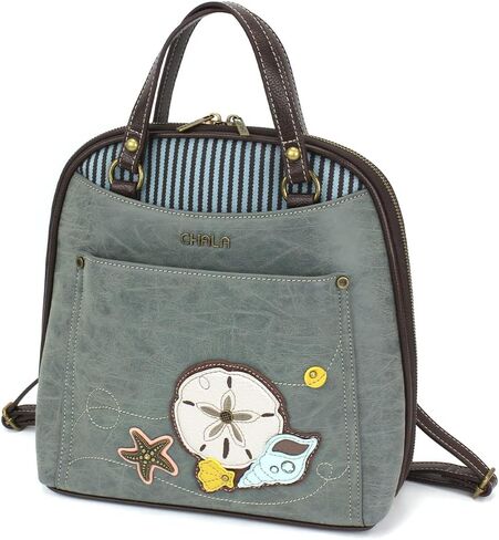 CHALA Group Handbags Multi-Color Convertible Mini Backpack Purse (870) in Saudi Arabia