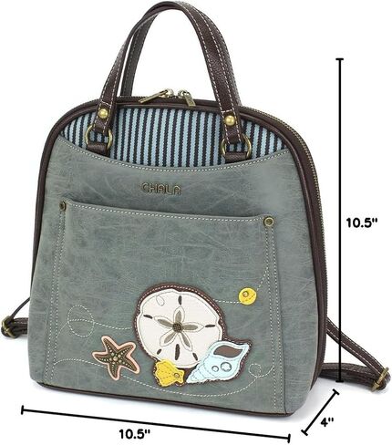 CHALA Group Handbags Multi-Color Convertible Mini Backpack Purse (870) in Saudi Arabia