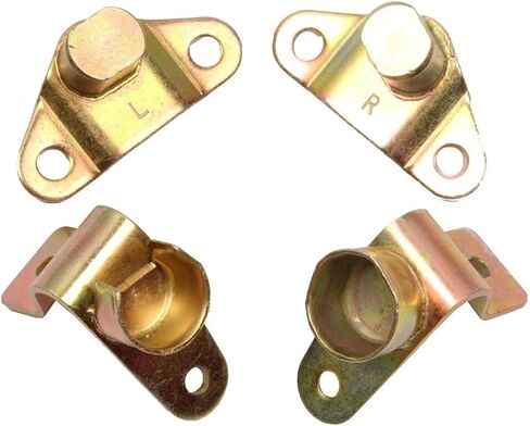 Tailgate Hinges Kit Set of 4 Metal When Applicable,License Plate Brackets Do Not Come with Mounting Hardware Unless Otherwise Stated for Hummer,for GMC,for Chevy in Saudi Arabia