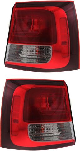 أجزاء السيارات البديلة لضوء الذيل الهالوجين الذي تم تعيينه لعام 2014-2015 لـ KIA Sorento الخارجي Clear/Red W/Plbs 2PCS Mod_fdrx868-33416 in Kuwait