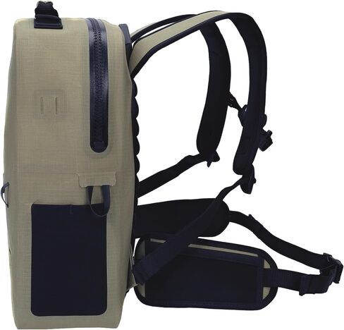 Breakwater Supply™ River Ute Waterproof IP68 Fishing Backpack, Floating TPU Submersible Dry Bag with Padded Hip Belt and Airtight Zippers | 20L (River Ute 20L CORDURA Safari Tan) in Saudi Arabia
