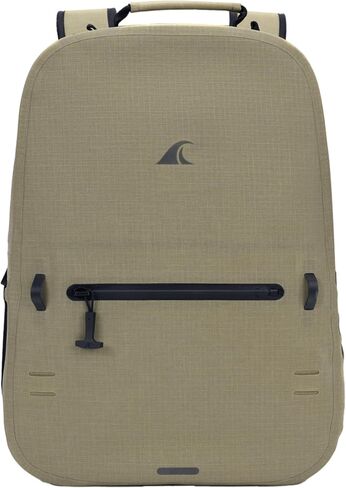 Breakwater Supply™ River Ute Waterproof IP68 Fishing Backpack, Floating TPU Submersible Dry Bag with Padded Hip Belt and Airtight Zippers | 20L (River Ute 20L CORDURA Safari Tan) in Saudi Arabia