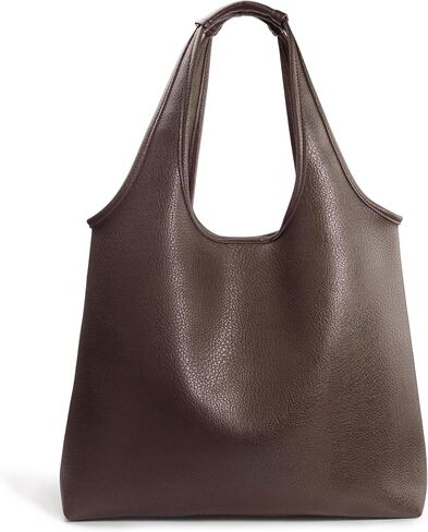 HOXIS Women's Hobo Bag Soft Vegan Leather Tote Oversized Slouchy Handbag for Shopping,Weekender,Work in Saudi Arabia