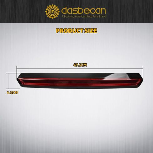 Dasbecan 923-116 LED Center High Mount Stop Light متوافق مع 2015-2020 Chevy Suburban Tahoe 2016-2019 Chevy Suburban 3500 HD استبدال 22783104 Third 3rd Brake Light in Saudi Arabia