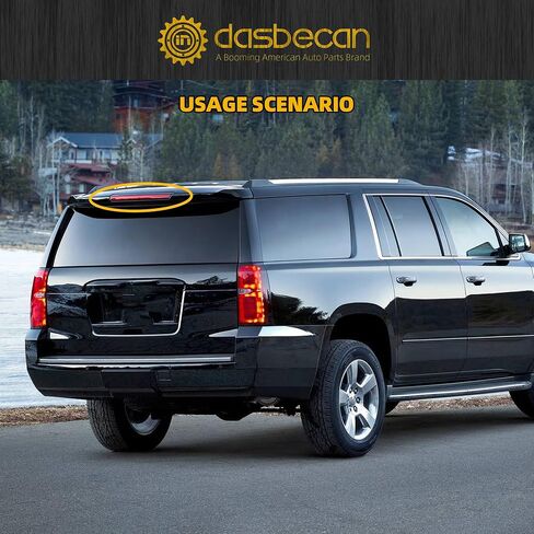 Dasbecan 923-116 LED Center High Mount Stop Light متوافق مع 2015-2020 Chevy Suburban Tahoe 2016-2019 Chevy Suburban 3500 HD استبدال 22783104 Third 3rd Brake Light in Saudi Arabia