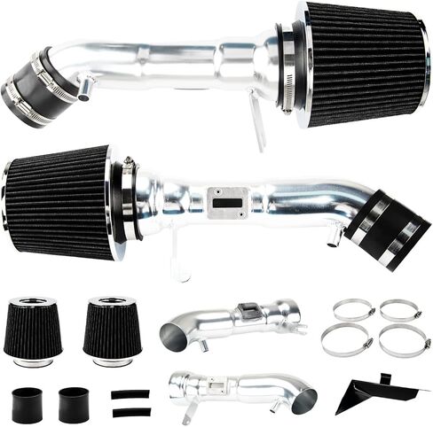 Air Intake Kit, Cold Air Intake Pipe Kit Replacement for G37 2008-2013,370Z 2009-2020,Q50 2014-2015 3.7L V6, Black in Saudi Arabia