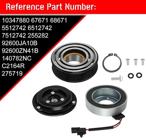 CCIYU AC Clutch for Car 2009 2010 2011 2012 2013-2014 for Nissan Maxima 3.5L Air Conditioning Compressor Clutch for 10347880 67671 in Saudi Arabia