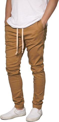 Urbanj Men's Twill Skinny Fit Blants jogger in Kuwait