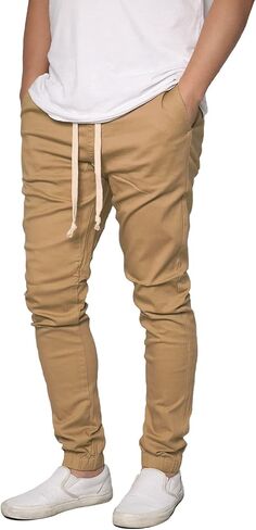 Urbanj Men's Twill Skinny Fit Blants jogger in Kuwait