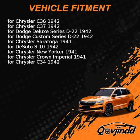 Front Rear Drum Brake Wheel Cylinder Kit for Chrysler C34,C36,C37,Crown Imperial,New Yorker 1941 1942 Replacement 947580 4Pcs in Kuwait