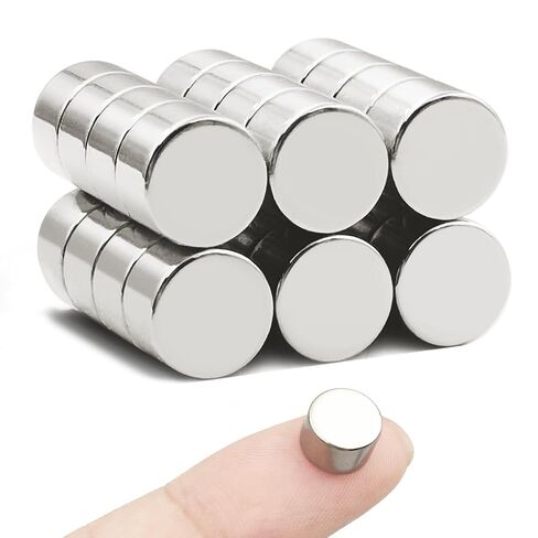 20 Pack Neodymium Round Magnets Standard N35, 20x1mm Strong Permanent Rare Earth Magnets, Small Powerful Refrigerator Magnets for Crafts, Whiteboard, DIY and Office in Saudi Arabia