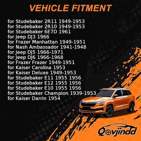 Rear Drum Brake Wheel Cylinder Kit for American Motors Ambassador, Classic, Marlin, Rebel 1965-1970 for Frazer Frazer 1949-1951 Replacement 2084788, 3201980, 3108073 1 x in Kuwait