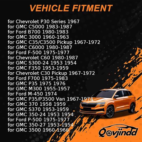 مجموعة أسطوانة بطولة طبلة الطبول الخلفية لفيلم شيفروليه B60 ، C30 Pickup ، C40 ، C50 ، C60 1960 1961 1962 1964 1965 1966 1967 1968-1989 استبدال 1818883 ، 1818763 ، 1818829 2 X in Kuwait