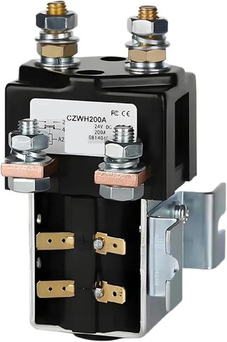 200A DC Constor ، 1000V تبديل ترحيل تيار مرتفع للسيارات الكهربائية ، أنظمة طاقة البطارية 12-72V (24V 1NO1NC) in Kuwait