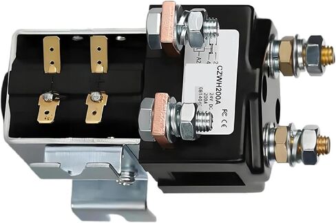 200A DC Constor ، 1000V تبديل ترحيل تيار مرتفع للسيارات الكهربائية ، أنظمة طاقة البطارية 12-72V (24V 1NO1NC) in Kuwait