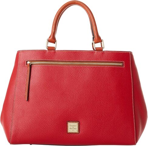أكياس Dooney & Bourke Satchel للنساء ، حقيبة يد جلدية من الحبوب من جلد الحبوب مع حزام Crossbody in Kuwait