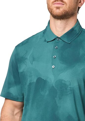 adidas الرجال Ultimate365 Tour Printed Bood Heost Bolo Shirt in Kuwait