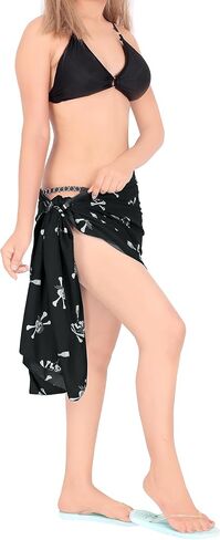 LA LEELA Women's Pirates Sarong Wraps Beachwear Bikini in Saudi Arabia