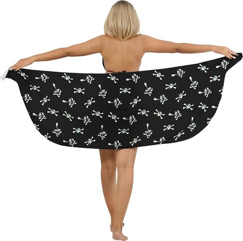 LA LEELA Women's Pirates Sarong Wraps Beachwear Bikini in Saudi Arabia