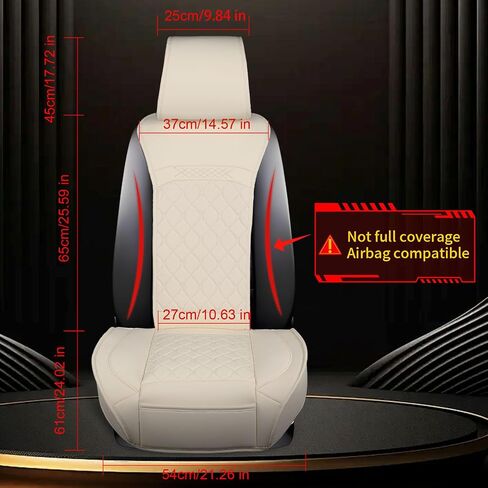 Front Car Seat Covers for Subaru,Leather Waterproof Seat Protector Custom Fit Subaru Outback Forester Crosstrek Impreza Legacy Ascent WRX,2 Pack,Black in Kuwait