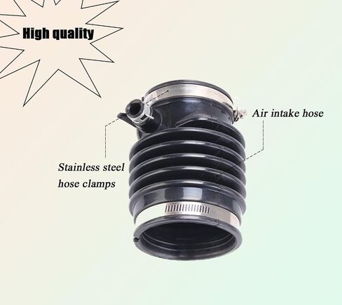 17228-R72-A00 Engine Air Cleaner Intake Hose with Clamps Fit for 2008-2012 Honda Accord 3.5L V6 696-056 in Saudi Arabia