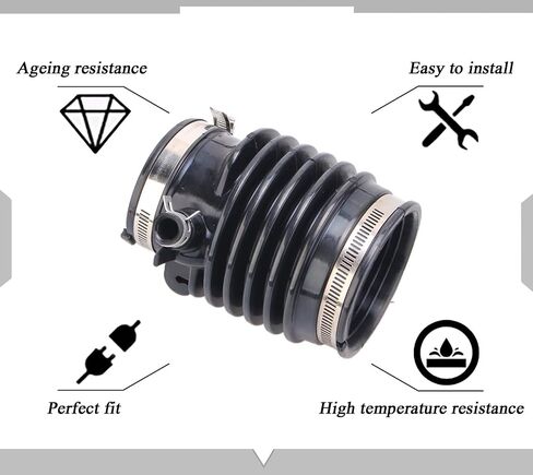 17228-R72-A00 Engine Air Cleaner Intake Hose with Clamps Fit for 2008-2012 Honda Accord 3.5L V6 696-056 in Saudi Arabia