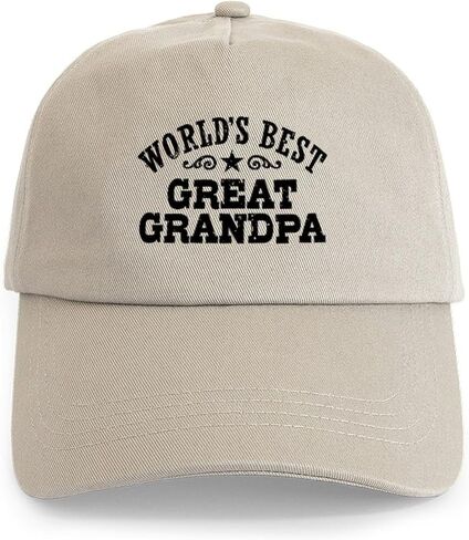 CafePress World's Best Great Grandpa Cap Unique Adjustable Baseball Hat in Saudi Arabia