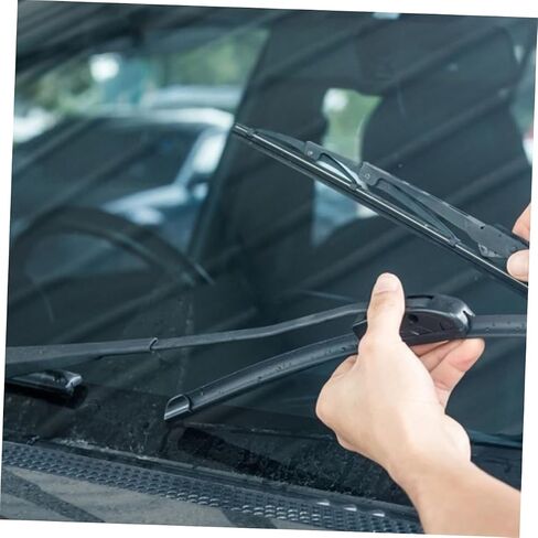 GLEAVI 10pcs Replacement Wiper Refill Strips for Windshield Wipers Rubber Inserts for Visibility Compatible Various Vehicles Rain and Dirt in Saudi Arabia