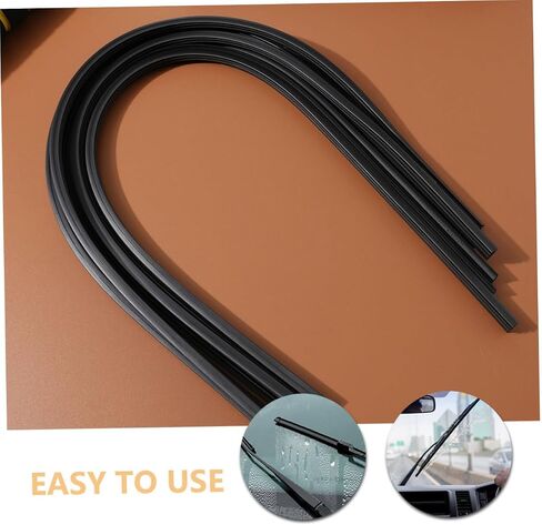 HEALLILY Replacement Wiper Refills 10pcs Simple Structure for Quick Installation Fit Most Cars in Saudi Arabia